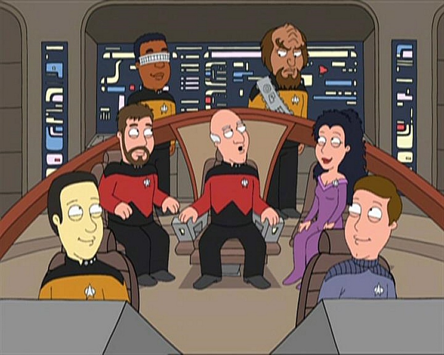 Daily Pic # 669, Trek & Family Guy