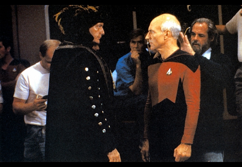 Daily Pic # 929, TNG Pilot behind the scenes