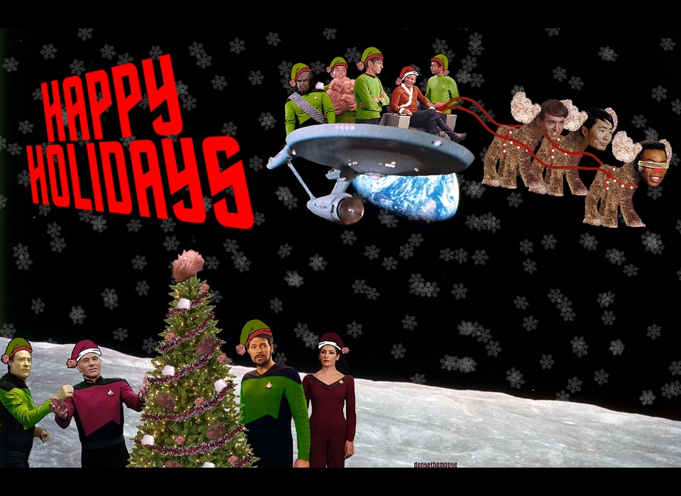 Daily Pic # 1025, Trek Christmas Art