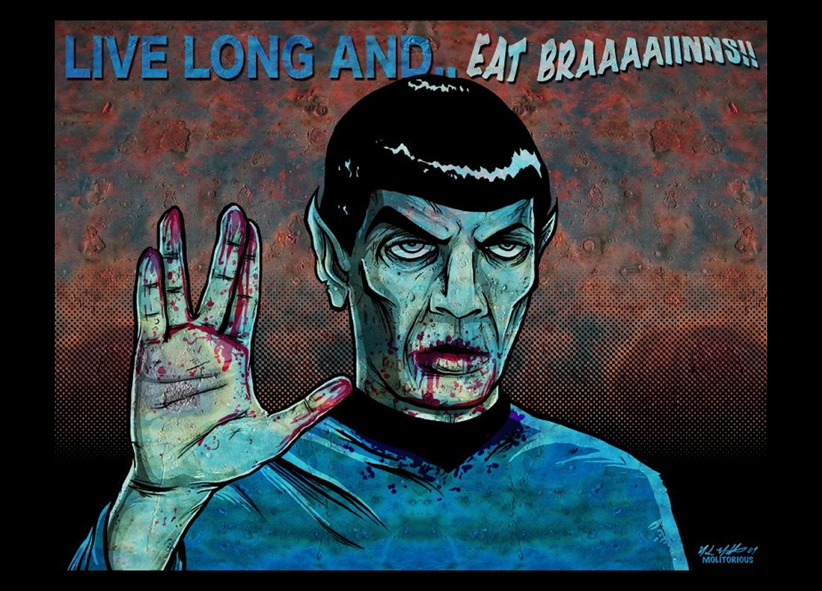 Daily Pic # 2058, Zombie Spock